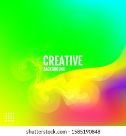 Abstract gradient background with trend colors. Vector.