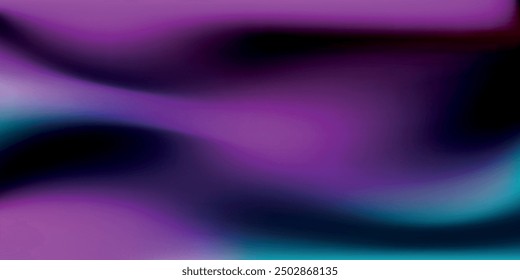 Abstract gradient background. Ultraviolet glow on a dark abstract background. Empty wallpaper template, cover, business, corporate, website, presentation, header, banner