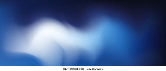 Abstract gradient background. Ultraviolet glow on a dark blue abstract background.