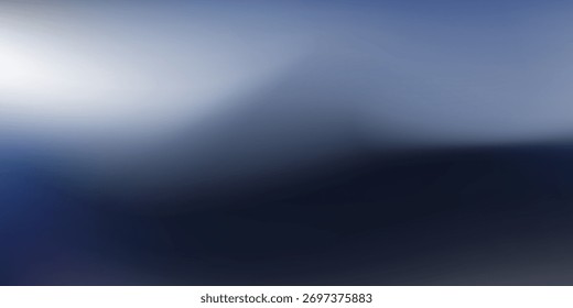 Fondo de gradiente Abstractas. Resplandor ultravioleta en un arte negro simple azul oscuro moderno 