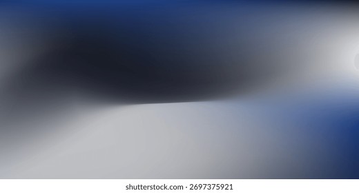 Fondo de gradiente Abstractas. Resplandor ultravioleta en un azul oscuro moderno negro simple