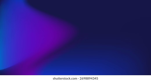 Abstract gradient background. Ultraviolet glow on a dark abstract background. Elegant Empty wallpaper template