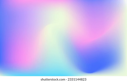 Abstract gradient background. Unicorn trendy colorful gradation. Vector illustration