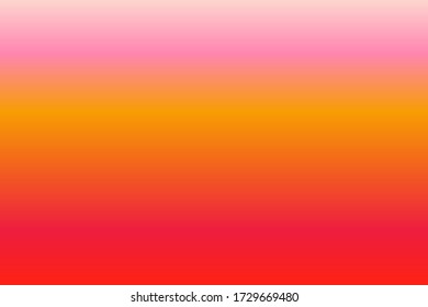 Abstract gradient background. Vector design template for website, banner, cover, or poster. Illustration with red, yellow, pink colors