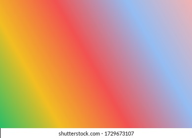 Abstract gradient background. Vector design template for website, banner, cover, or poster. Illustration with color of rainbow