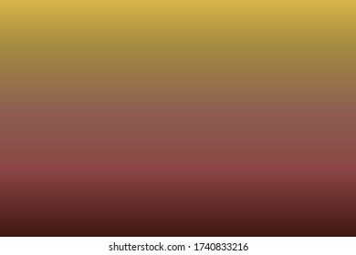 Abstract gradient background. Vector design template for website, banner, cover, or poster. Illustration with yellow, brick red colors