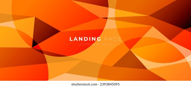 Abstract gradient background vector. Dynamic shapes composition with geometric and fluid shapes design for landing page, website,cover, ads and  banner background.
