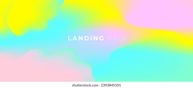 Abstract gradient background vector. Dynamic shapes composition with geometric and fluid shapes design for landing page, website,cover, ads and  banner background.
