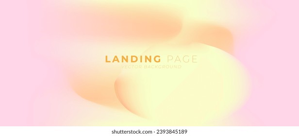 Abstract gradient background vector. Dynamic shapes composition with geometric and fluid shapes design for landing page, website,cover, ads and  banner background.
