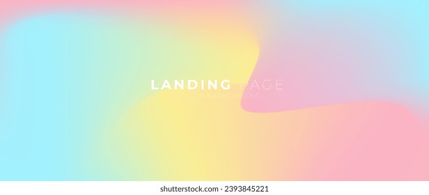 Abstract gradient background vector. Dynamic shapes composition with geometric and fluid shapes design for landing page, website,cover, ads and  banner background.
