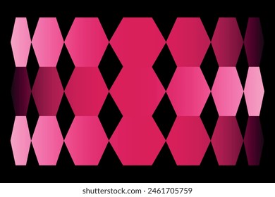 Abstract gradient background vector with  geometric shapes
