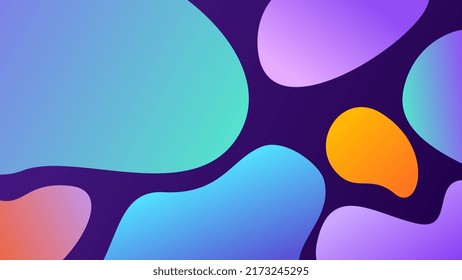abstract gradient background vector illustration in bright colors.