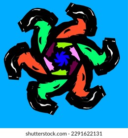 abstract gradient background vector logo great for poster, banner, flyer, web, mobile wallpaper.