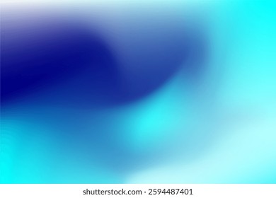 Abstract Gradient Background in Vibrant Blue and Cyan Tones. light blue , simple, trendy.