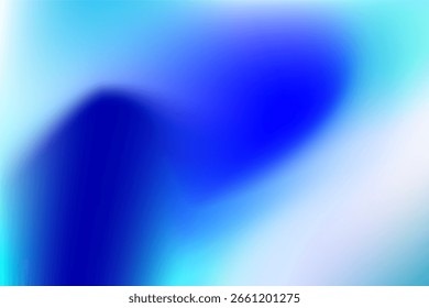 Abstract Gradient Background in Vibrant Blue and Aqua Hues