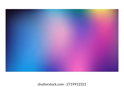 
Fundo de gradiente abstrato com azul vibrante rosa roxo arco-íris cor mistura para projetos de design criativo modernos