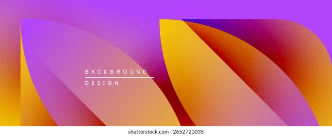 Abstract gradient background. Vibrant colors blend, creating flowing shapes. Modern design element for digital projects.
