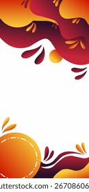 Abstract Gradient Background with Vibrant Colors and Smooth Organic Shapes