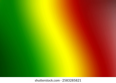 Abstract Gradient background Vibrant Green, Yellow, and Red Colors
