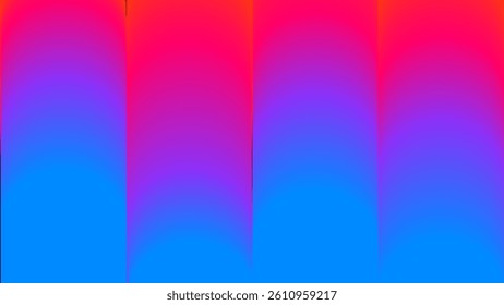 Abstract Gradient Background with Vibrant Neon Colors. Vector illustration.