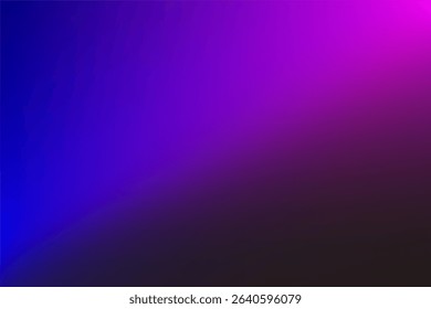 Abstract Gradient Background in Vibrant Purple and Blue Neon Tones
