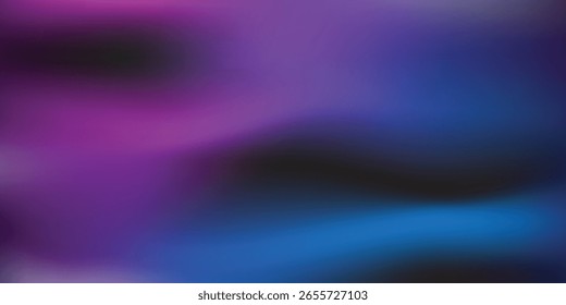 Fondo de degradado Abstractas en vibrantes tonos púrpura y azul Ilustración vectorial eps10