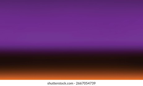 Abstract Gradient Background with Vibrant Purple, Dark and Orange Colors.