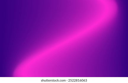 Abstract gradient background of violet and magenta color. Beauty curved shape composition design for banner, poster, brochure, page, surface, decoration, advertising, header, display, invitation