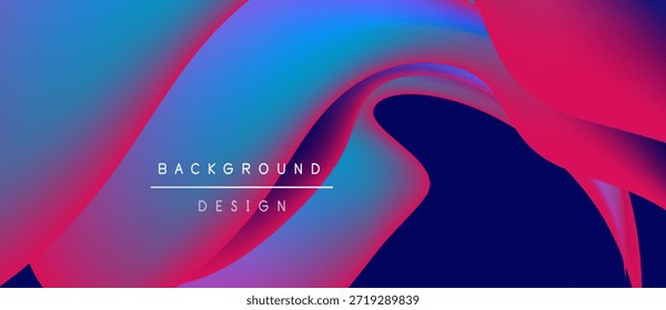 Fondo de gradiente Abstractas. Los colores vivos se mezclan, creando Formas fluidas. El texto lee el diseño de fondo. Presentación visual moderna y dinámica.
