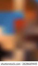 Abstract Gradient Background with Warm and Cool Tones