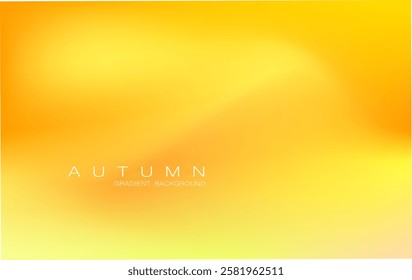 Abstract gradient background with warm orange and red color wave. Smooth color combination and transition. Vector background