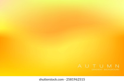 Abstract gradient background with warm orange and red color wave. Smooth color combination and transition. Vector background