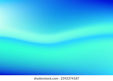 abstract gradient background wave cyan blue