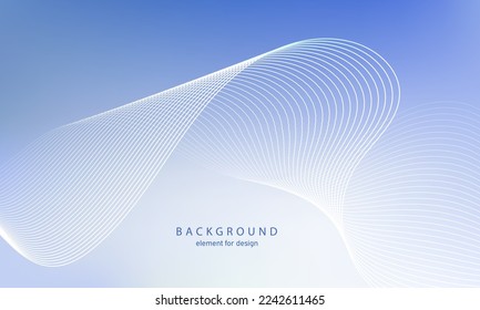 Abstract gradient background. Wave element for design. Digital frequency track equalizer. Stylized line art. Colorful shiny wave with lines created using blend tool. Curved wavy smooth stripe. Vector.