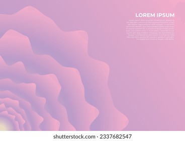 abstract gradient background with wave shape