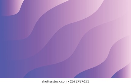 Abstract gradient background with wavy shapes in purple and lavender
