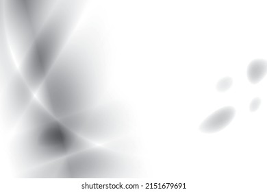 Abstract gradient background, white and gray color, modern light pattern. Vector illustration.