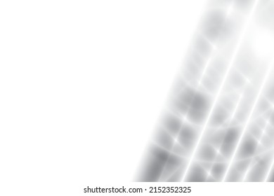 Abstract gradient background, white and gray color, modern light pattern. Vector illustration.