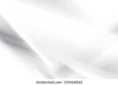 Abstract gradient background, white and gray color, modern stripes pattern. Vector illustration.