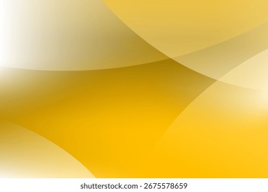 Fondo degradado Abstractas con curva amarilla y color negro de la sombra. Ilustración vectorial