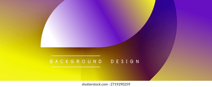 Fondo de gradiente Abstractas. Los tonos amarillos y morados se mezclan suavemente. Diseño minimalista con Elementos de texto, líneas limpias. Estética moderna.