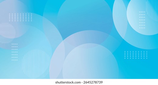 Abstract gradient background.blue gradient with circle shapes.Minimalist background,Vector illustration.EPS 10