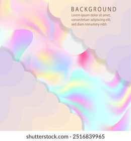 Abstract gradient background.Design with freeform on colorful gradient backdrop.Design for adding to web layout vector illustration and creativity for brochures,posters,covers,flyers,and cards.