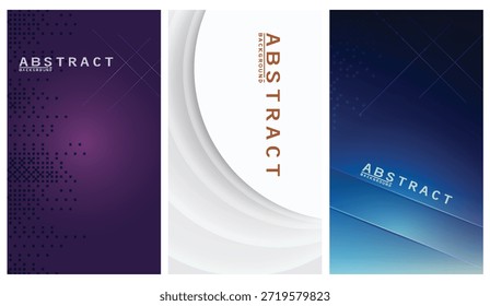 Fundo de gradiente abstrato, roxo, branco, azul, formas minimalistas, projetos simples, perfeito para apresentações, postagens de mídia social, adiciona toque moderno a qualquer projeto