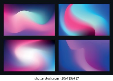 Abstract gradient backgrounds set for websites, social media branding, new brands, digital services, product designs, planner stickers,notebooks, wall art, postcards and many more.