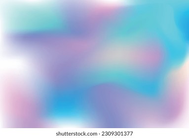 Abstract gradient backgrounds. Soft light gradient backdrop with place for text. Smooth transitions of iridescent colors. Vector illustration design.