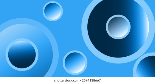 Fondo de gradiente Abstractas. Colorido. Antecedentes de Memphis. Forma de círculo colorido. Moderno .Ilustración vectorial