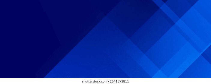 Abstract gradient banner background. Blue slash shape.Modern memphis. Vector eps 10