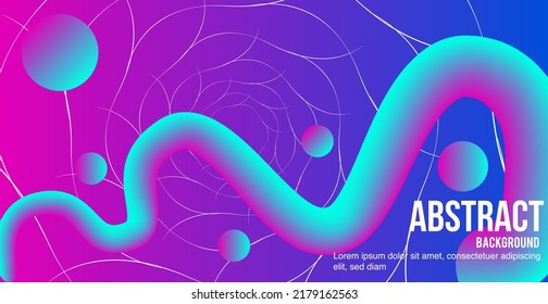 Abstract gradient banner background illustrator