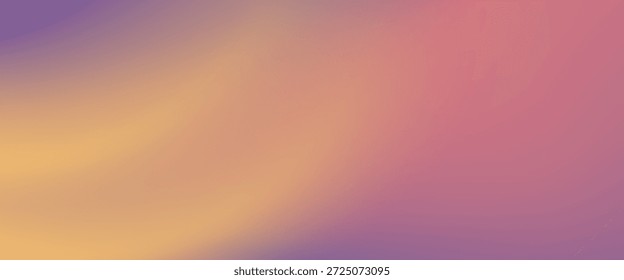 abstrakter Farbverlauf-Banner-Hintergrund mit gelber, orangefarbener, violetter und roter Farbe. Vektorgrafik